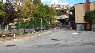 Ingresso della scuola Primaria e dell'Infanzia di Fiuggi